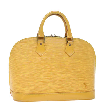 LOUIS VUITTON Epi Alma Hand Bag Tassili Yellow M52149 LV Auth 69598