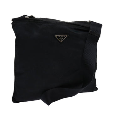 PRADA Shoulder Bag Nylon Black Auth 69689