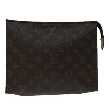 LOUIS VUITTON Monogram Poche Toilette 26 Pouch M47542 LV Auth 69812