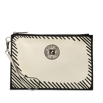 FENDI x Joshua Vides FF Logo Clutch Clutch Bag