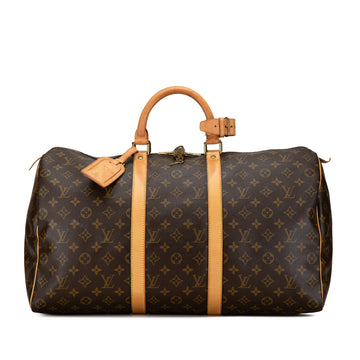 LOUIS VUITTON Monogram Keepall 50 Travel Bag