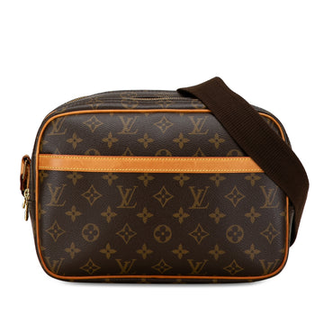 LOUIS VUITTON Monogram Reporter PM Crossbody Bag