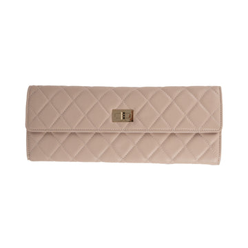 CHANEL Chanel Quilted Leather Jewelry Pouch