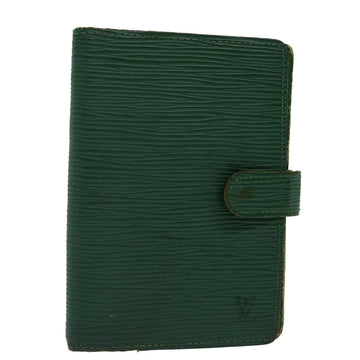 LOUIS VUITTON Epi Agenda PM Day Planner Cover Green R20054 LV Auth 70466