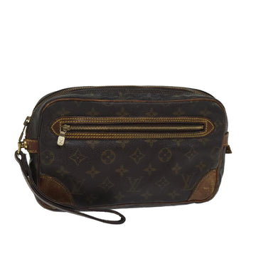 LOUIS VUITTON Monogram Marly Dragonne GM Clutch Bag M51825 LV Auth 70475