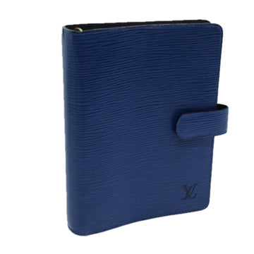 LOUIS VUITTON Epi Agenda MM Day Planner Cover Blue R20055 LV Auth 70501