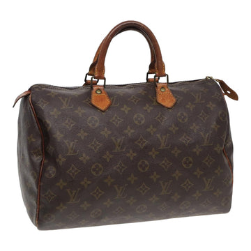 LOUIS VUITTON Monogram Speedy 35 Hand Bag M41524 LV Auth 70559