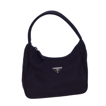 PRADA Hand Bag Nylon Purple Auth 70588