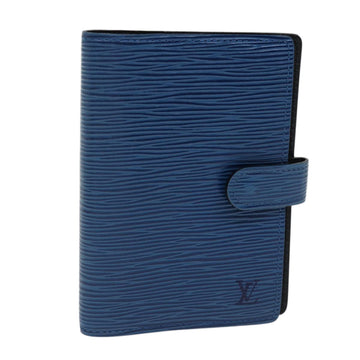 LOUIS VUITTON Epi Agenda PM Day Planner Cover Blue R20055 LV Auth 70685