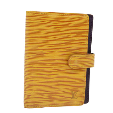 LOUIS VUITTON Epi Agenda PM Day Planner Cover Yellow R20059 LV Auth 70686