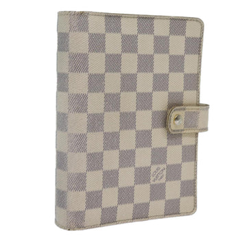 LOUIS VUITTON Damier Azur Agenda MM Day Planner Cover R20707 LV Auth 70715