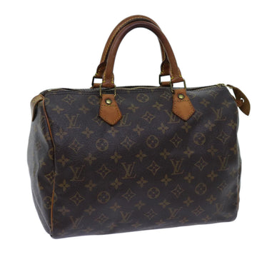 LOUIS VUITTON Monogram Speedy 30 Hand Bag M41526 LV Auth 71100