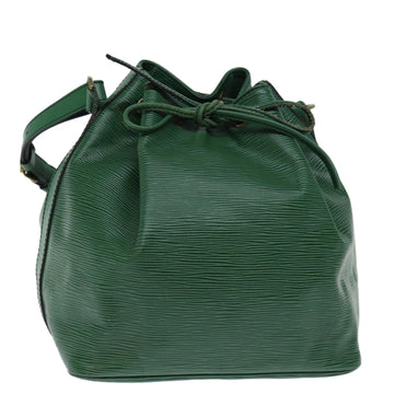 LOUIS VUITTON Epi Petit Noe Shoulder Bag Green M44104 LV Auth 71282