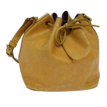 LOUIS VUITTON Epi Petit Noe Shoulder Bag Tassili Yellow M44109 LV Auth 71397