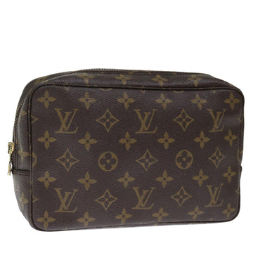 LOUIS VUITTON Monogram Trousse Toilette 23 Clutch Bag M47524 LV Auth 71415