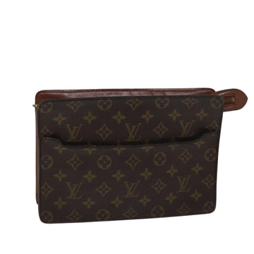 LOUIS VUITTON Monogram Pochette Homme Clutch Bag M51795 LV Auth 71660