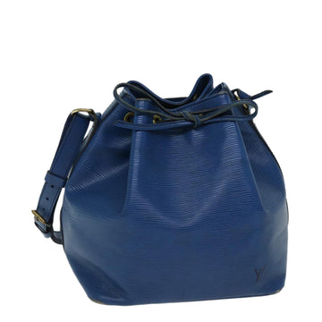 LOUIS VUITTON Epi Petit Noe Shoulder Bag Blue M44105 LV Auth 71774