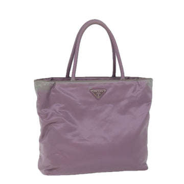 PRADA Tote Bag Nylon Purple Auth 71854