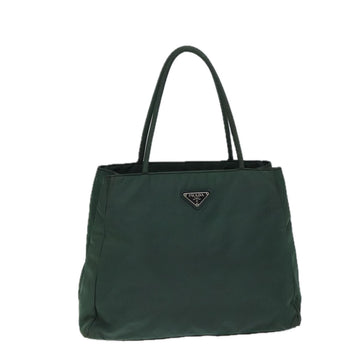 PRADA Tote Bag Nylon Green Auth 71864