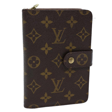 LOUIS VUITTON Monogram Porto Papie Zip Wallet M61207 LV Auth 71891