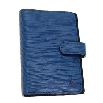 LOUIS VUITTON Epi Agenda PM Day Planner Cover Blue R20055 LV Auth 71947