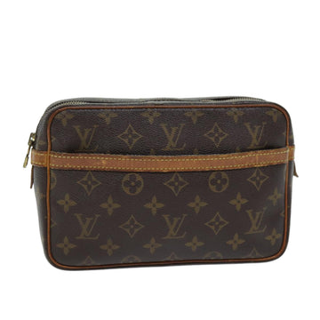 LOUIS VUITTON Monogram Compiegne 23 Clutch Bag M51847 LV Auth 71964