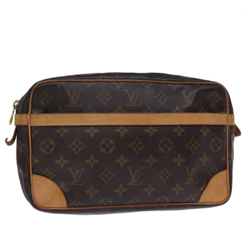 LOUIS VUITTON Monogram Compiegne 28 Clutch Bag M51845 LV Auth 71974