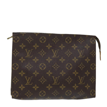 LOUIS VUITTON Monogram Poche Toilette 26 Pouch M47542 LV Auth 71976