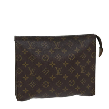 LOUIS VUITTON Monogram Poche Toilette 26 Pouch M47542 LV Auth 71977