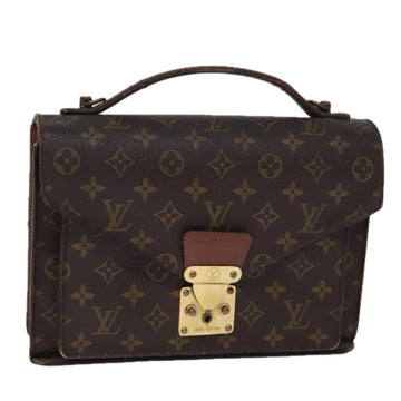 LOUIS VUITTON Monogram Monceau 28 Hand Bag M51185 LV Auth 71979