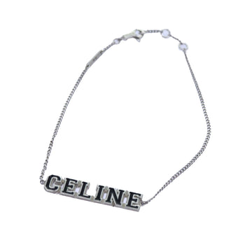 CELINE Bracelet Silver Auth 72100