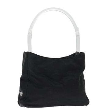 PRADA Shoulder Bag Nylon Black Auth 72103