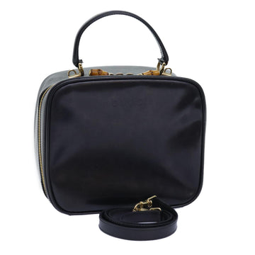 GUCCI Hand Bag Patent leather 2way Black 000 3270 0323 Auth 72127