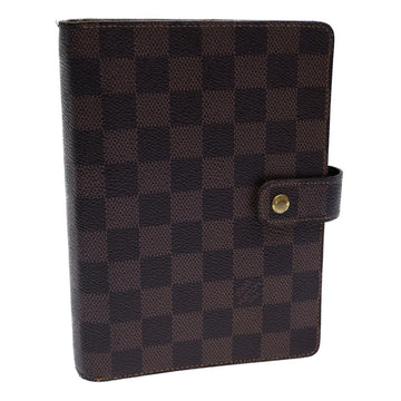 LOUIS VUITTON Damier Ebene Agenda MM Day Planner Cover R20240 LV Auth 72135