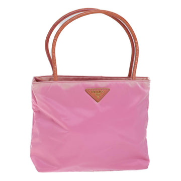 PRADA Tote Bag Nylon Pink Auth 72171