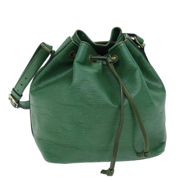 LOUIS VUITTON Epi Petit Noe Shoulder Bag Green M44104 LV Auth 72193
