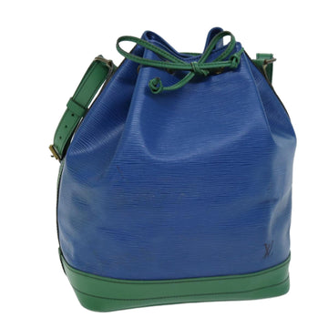 LOUIS VUITTON Epi Noe Shoulder Bag Bicolor Green Blue M44044 LV Auth 72194