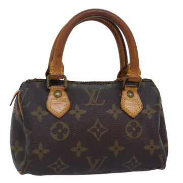 LOUIS VUITTON Monogram Mini Speedy Hand Bag Vintage M41534 LV Auth 72270