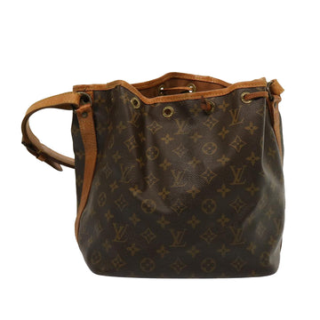 LOUIS VUITTON Monogram Petit Noe Shoulder Bag M42226 LV Auth 72282