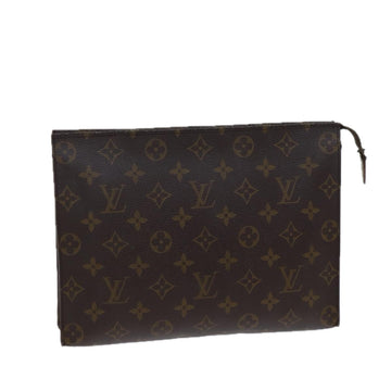 LOUIS VUITTON Monogram Poche Toilette 26 Pouch M47542 LV Auth 72300