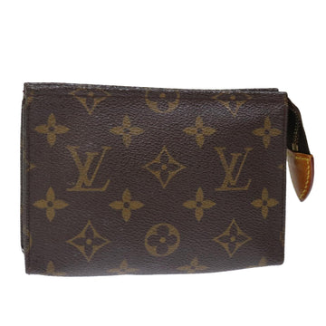 LOUIS VUITTON Monogram Poche Toilette 15 Pouch M47546 LV Auth 72311