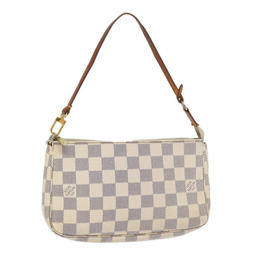 LOUIS VUITTON Damier Azur Pochette Accessoires Pouch N51986 LV Auth 72316