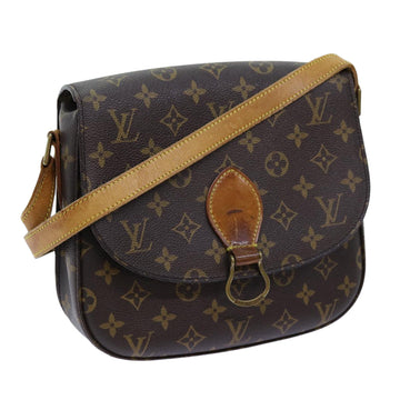 LOUIS VUITTON Monogram Saint Cloud GM Shoulder Bag M51242 LV Auth 72341