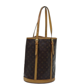 LOUIS VUITTON Monogram Bucket GM Shoulder Bag M42236 LV Auth 72363