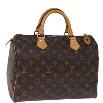 LOUIS VUITTON Monogram Speedy 30 Hand Bag M41526 LV Auth 72372