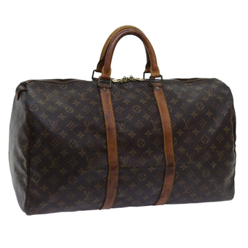 LOUIS VUITTON Monogram Keepall 50 Boston Bag Vintage M41426 LV Auth 72383