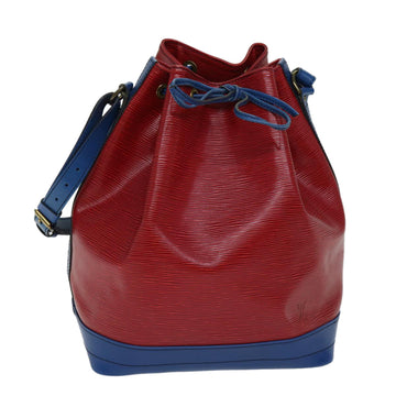 LOUIS VUITTON Epi Noe Shoulder Bag Bicolor Red Blue M44084 LV Auth 72398
