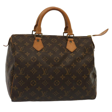 LOUIS VUITTON Monogram Speedy 30 Hand Bag M41526 LV Auth 72476