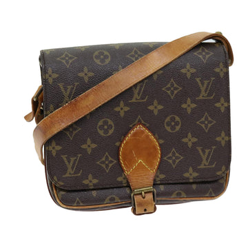 LOUIS VUITTON Monogram Cartouchiere MM Shoulder Bag M51253 LV Auth 72796