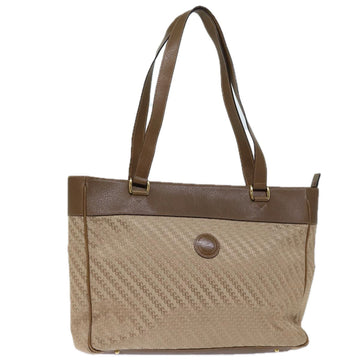 GUCCI Tote Bag Canvas Beige Brown Auth 72800